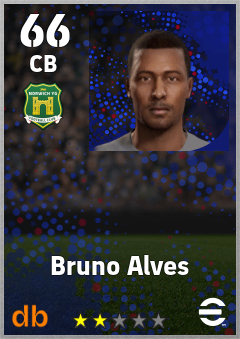 Bruno Alves — CB, OVR 66, MAX 66