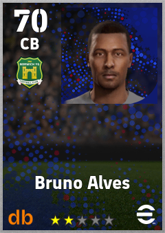 Bruno Alves — CB, OVR 70, MAX 70