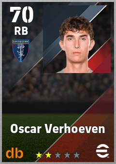 Oscar Verhoeven — RB, OVR 70, MAX 70