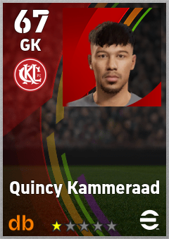 Quincy Kammeraad — GK, OVR 67, MAX 67
