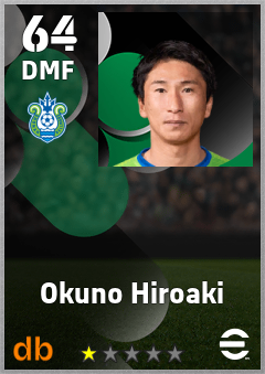 Okuno Hiroaki eFootball player card