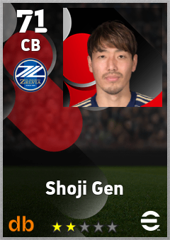Shoji Gen eFootball player card