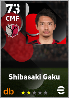 Shibasaki Gaku — CMF, OVR 73, MAX 73