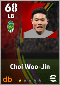 Choi Woo-Jin eFootball player card