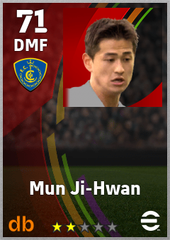 Mun Ji-Hwan — DMF, OVR 71, MAX 71