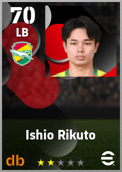 Ishio Rikuto — LB, OVR 70, MAX 70