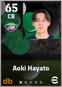 Aoki Hayato — CB, OVR 65, MAX 65