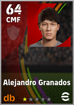 Alejandro Granados — CMF, OVR 64, MAX 64