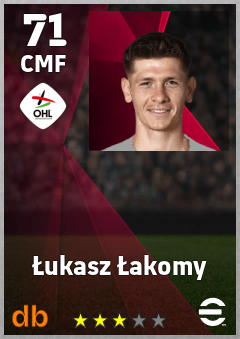 Łukasz Łakomy — CMF, OVR 71, MAX 71