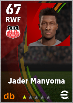 Jader Manyoma eFootball player card