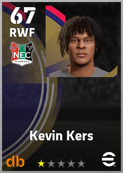 Kevin Kers — RWF, OVR 67, MAX 67