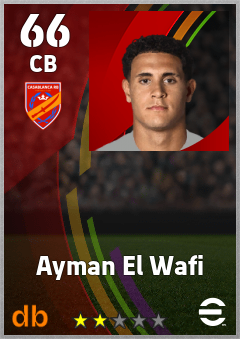 Ayman El Wafi — CB, OVR 66, MAX 66