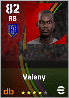 Valeny — RB, OVR 82, MAX 82