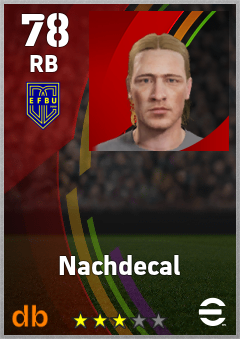 Nachdecal eFootball player card