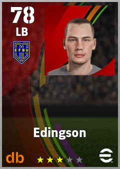 Edingson eFootball player card