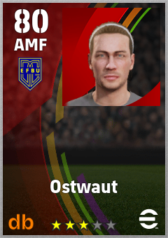 Ostwaut eFootball player card