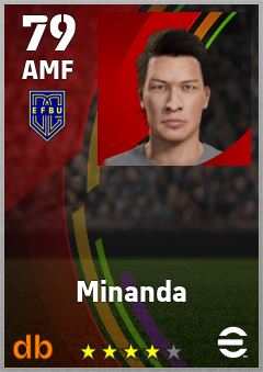Minanda eFootball player card