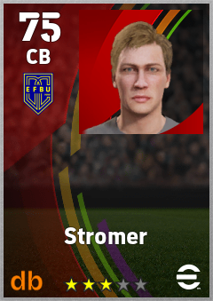 Stromer — CB, OVR 75, MAX 75