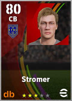 Stromer eFootball player card