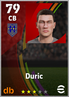 Duric eFootball player card