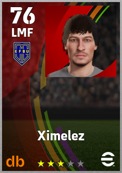 Ximelez — LMF, OVR 76, MAX 76