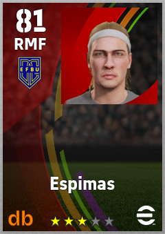 Espimas eFootball player card