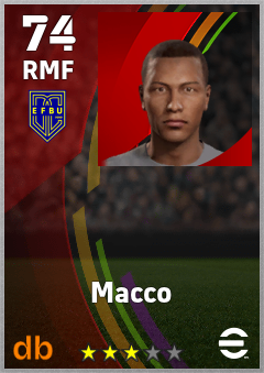 Macco — RMF, OVR 74, MAX 74