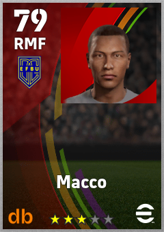 Macco — RMF, OVR 79, MAX 79