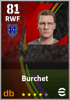 Burchet eFootball player card