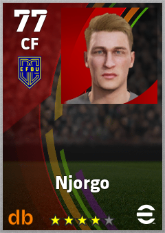 Njorgo — CF, OVR 77, MAX 77