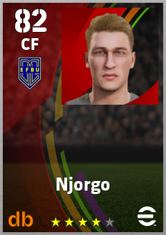 Njorgo — CF, OVR 82, MAX 82