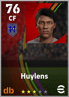 Huylens — CF, OVR 76, MAX 76