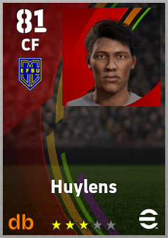 Huylens — CF, OVR 81, MAX 81