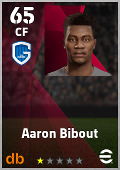 Aaron Bibout — CF, OVR 65, MAX 65
