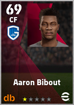 Aaron Bibout — CF, OVR 69, MAX 69