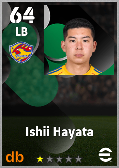 Ishii Hayata — LB, OVR 64, MAX 64