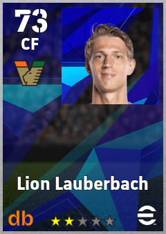 Lion Lauberbach — CF, OVR 73, MAX 73