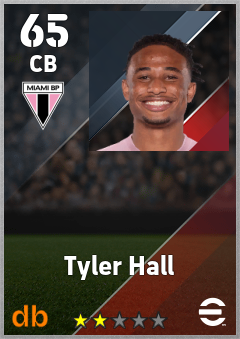 Tyler Hall eFootball player card