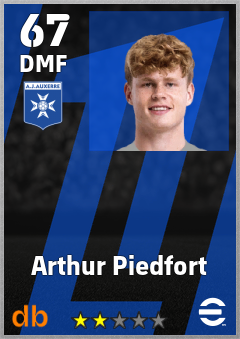 Arthur Piedfort eFootball player card