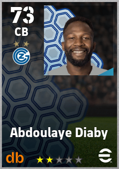 Abdoulaye Diaby — CB, OVR 73, MAX 73