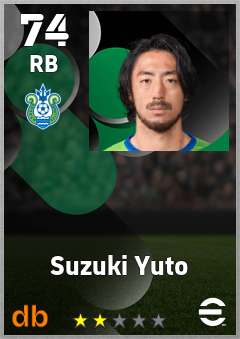 Suzuki Yuto eFootball player card