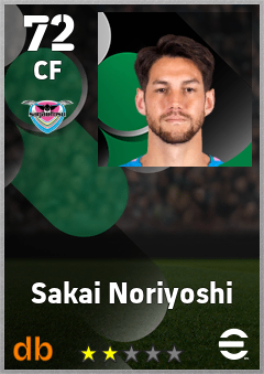 Sakai Noriyoshi — CF, OVR 72, MAX 72