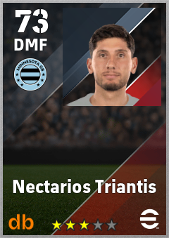 Nectarios Triantis — DMF, OVR 73, MAX 73