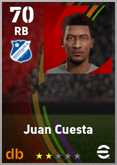 Juan Cuesta — RB, OVR 70, MAX 70