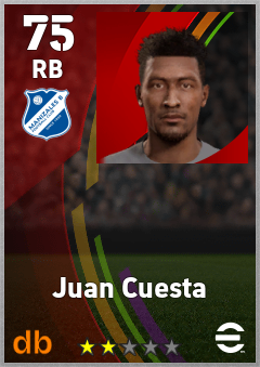 Juan Cuesta — RB, OVR 75, MAX 75