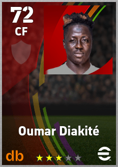 Oumar Diakité eFootball player card