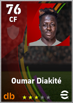 Oumar Diakité eFootball player card