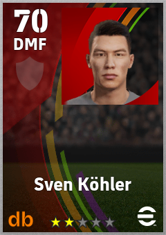 Sven Köhler eFootball player card