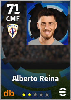 Alberto Reina — CMF, OVR 71, MAX 71