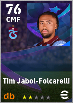 Tim Jabol-Folcarelli — CMF, OVR 76, MAX 76
